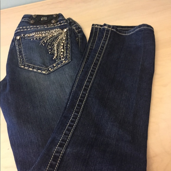 Denim - Miss me jeans straight leg size 26